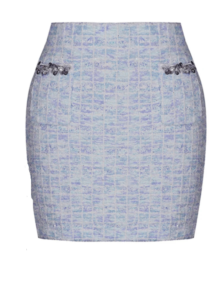 The Starlight Crystal Skirt Set