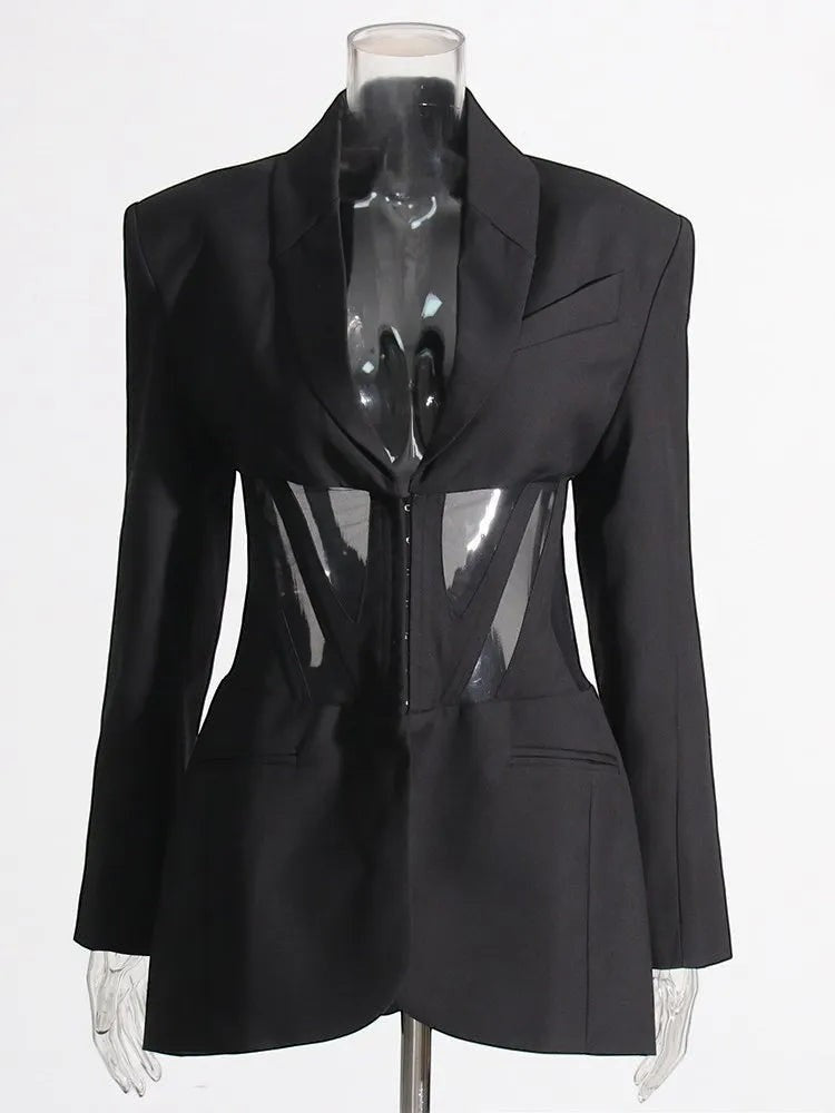 The Nocturne Mesh Blazer