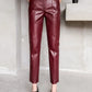 The Verity Leather Pants in 715 Blue haze | Lavishly Me