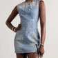 The Marlowe Cutout Denim Dress
