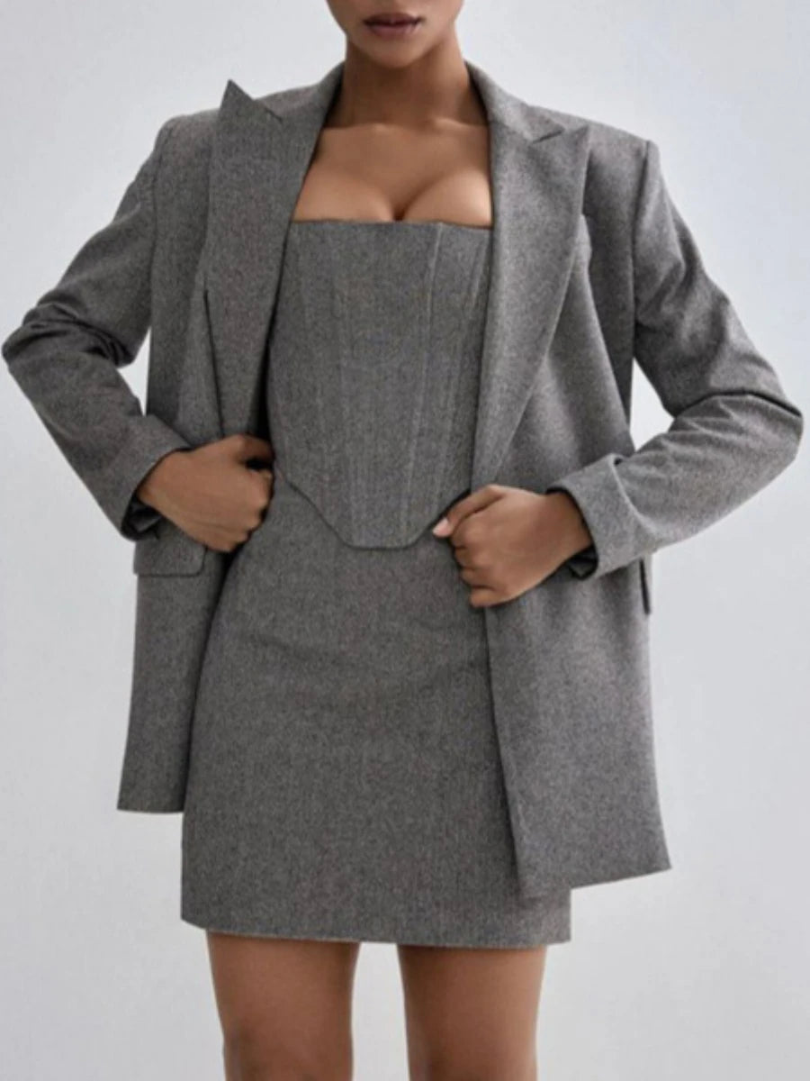 The Park Avenue Layered Skirt Set