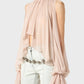 The Avignon Draped High-Neck Top from the Soft & Sophisticated at Lavishly Me