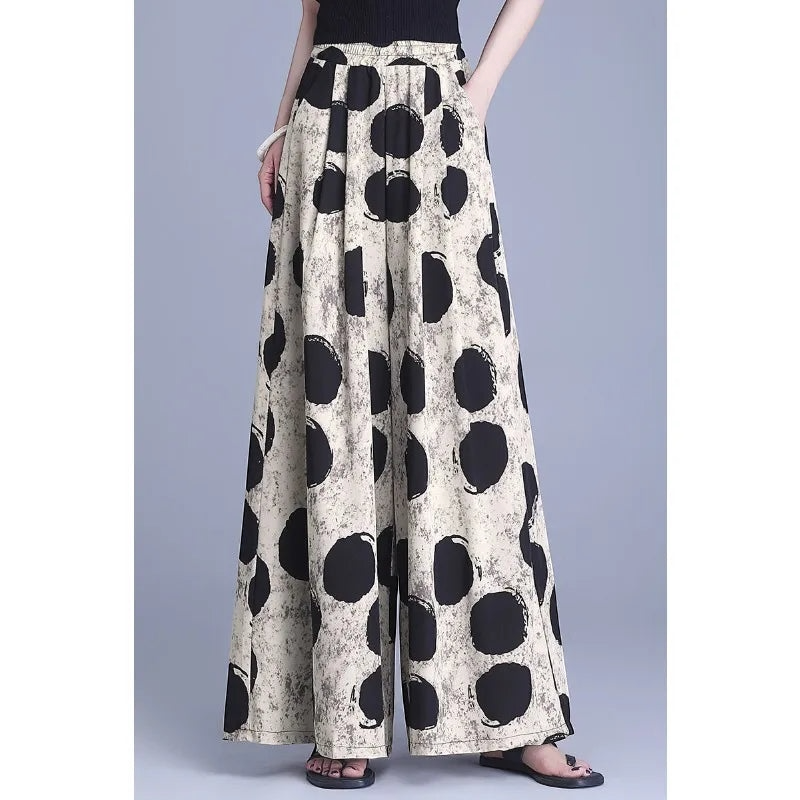 The Saffron Chiffon Palazzo Pants from the Resort Luxe at Lavishly Me