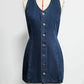 The Milano Denim Midi Dress