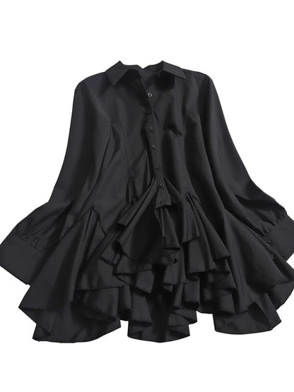 The Celeste Ruffle-Trim Blouse from the Soft & Sophisticated at Lavishly Me