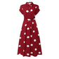 The Paloma Polka-Dot Shirt Dress in L | Lavishly Me