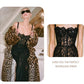 The Midnight Lace Gown