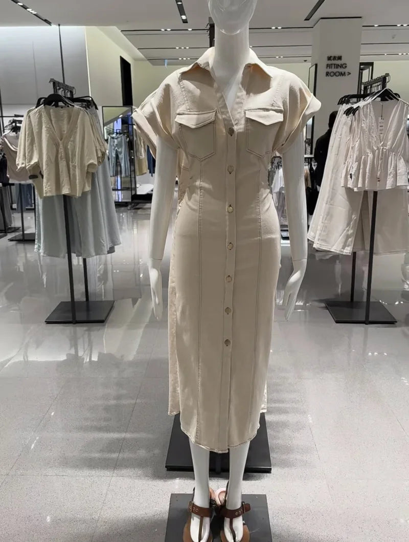 The Studio 1975 Denim Midi Dress