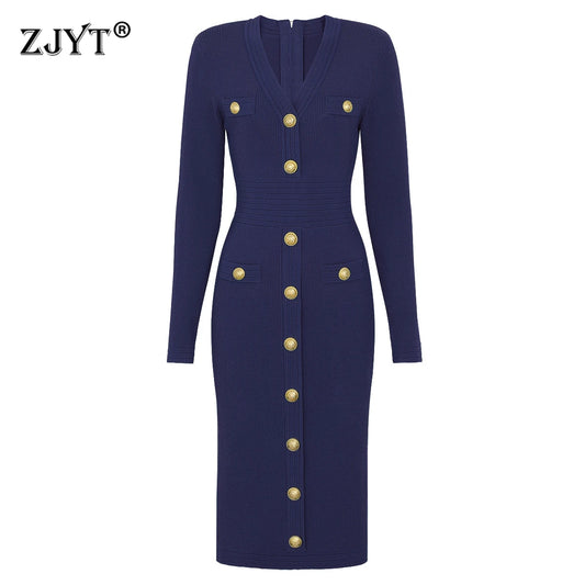 The Geneva Knit Midi Dress from the Soft & Sophisticated at Lavishly Me