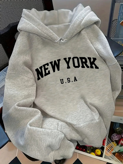 The Manhattan Relaxed Graphic Hoodie from the Everyday Luxe at Lavishly Me