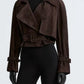 The Paloma Button,Lace-Up Statement Look