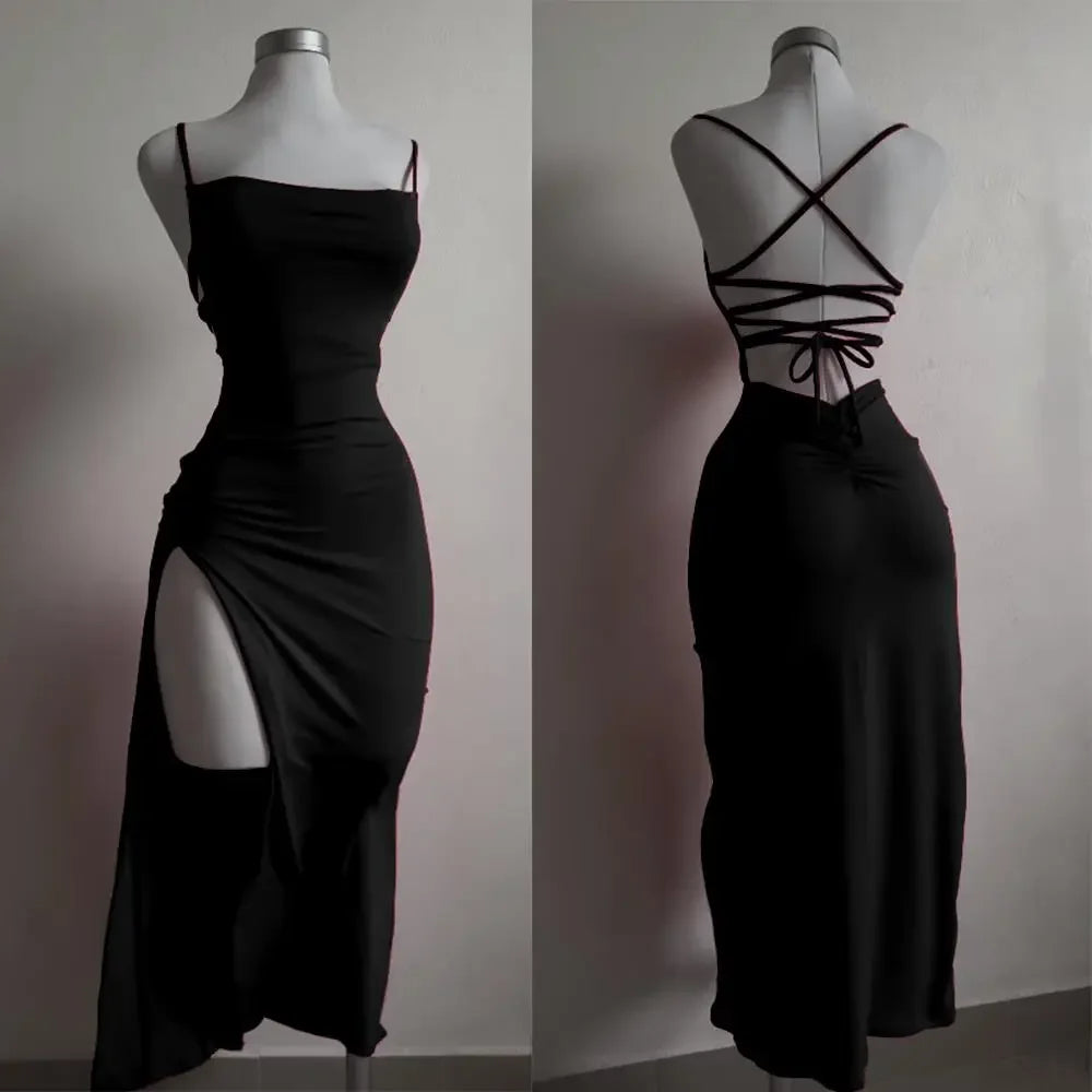 The Ibiza Halter Bodycon Mini Dress from the Date Night Edit at Lavishly Me