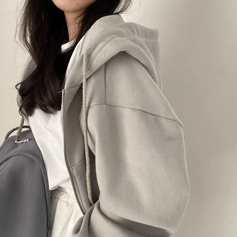 The Seoul Fleece-Lined Zip Hoodie from the Everyday Luxe at Lavishly Me