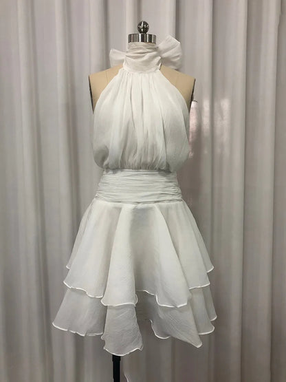 The Capri Backless Ruffle Dress from the Date Night Edit at Lavishly Me
