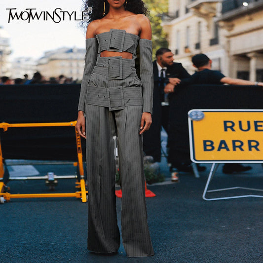 The Riviera Stripe Pant Set from the Resort Luxe at Lavishly Me
