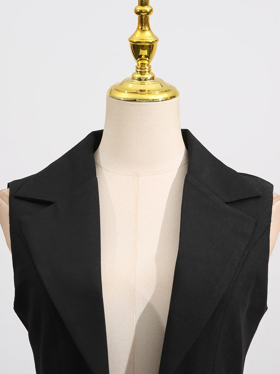 The Milan Sheer Longline Vest