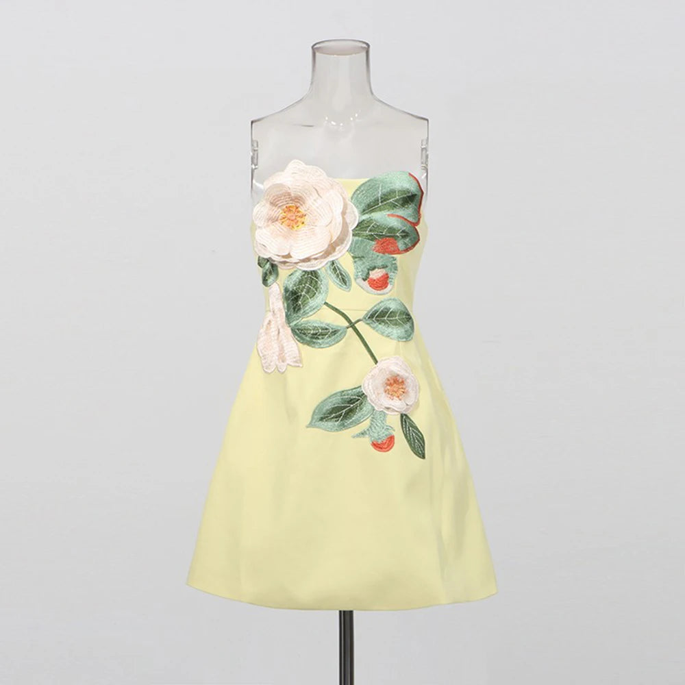The Florentina Embroidered Dress