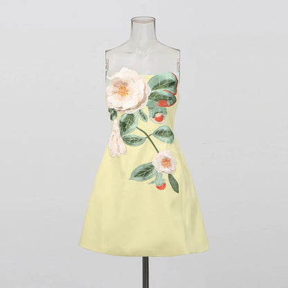 The Florentina Embroidered Dress