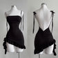 The Midnight Ruffle Mini Dress from the After Dark at Lavishly Me