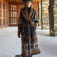 The Aspen Belted Fringe Cardigan in A brown Long | Lavishly Me
