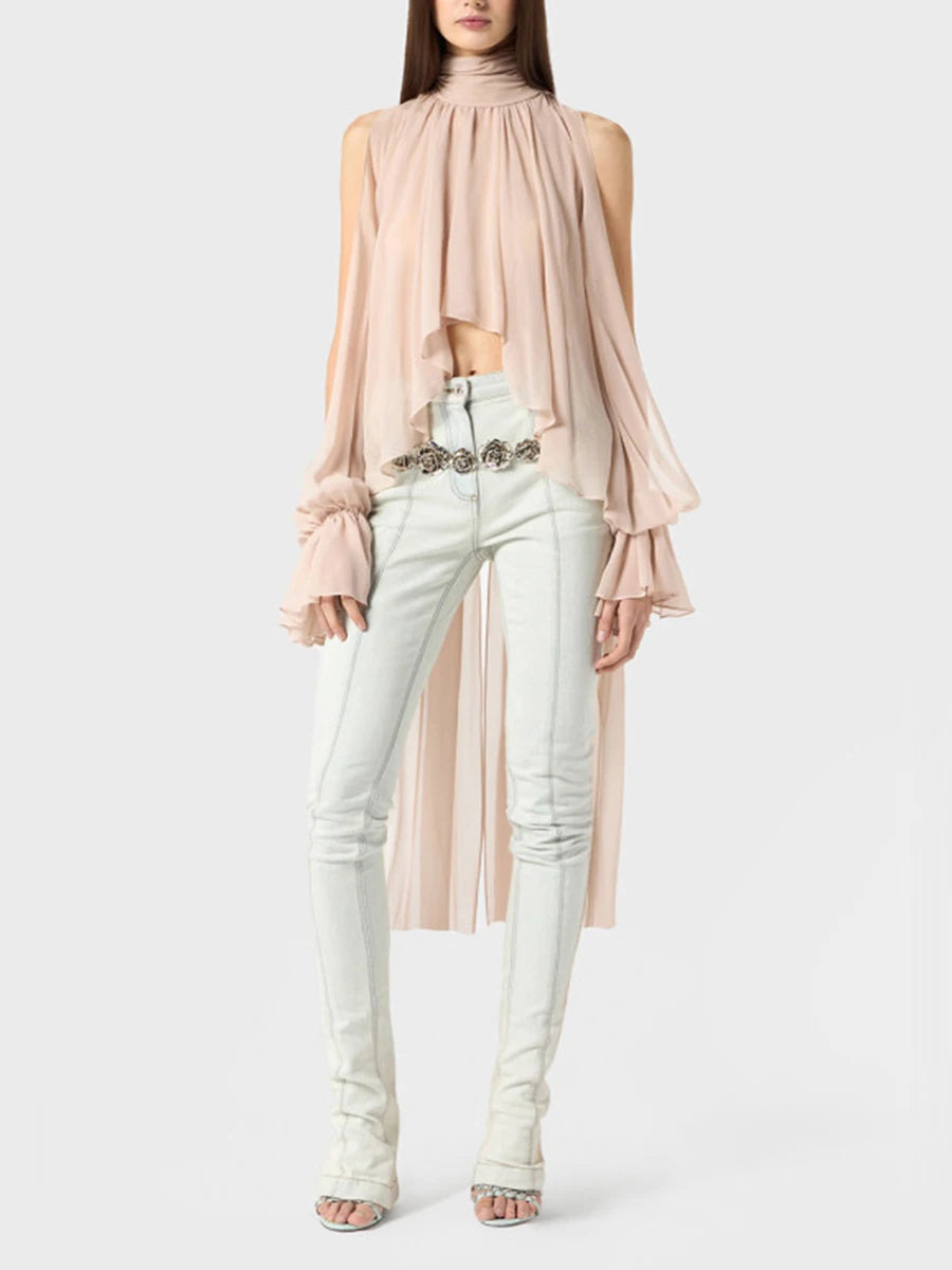 The Sable Minimalist Off-Shoulder Blouse from the Date Night Edit at Lavishly Me
