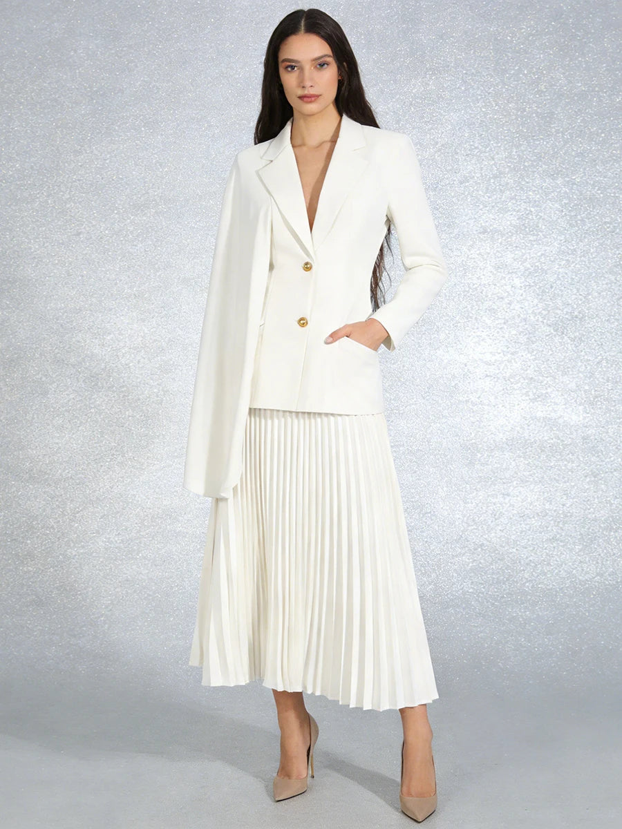 The Victoire Cape Blazer Set