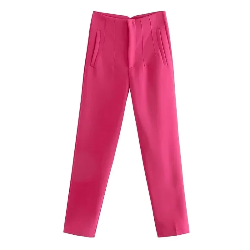 The Sutton High-Waist Cropped Trousers from the Boss Energy at Lavishly Me