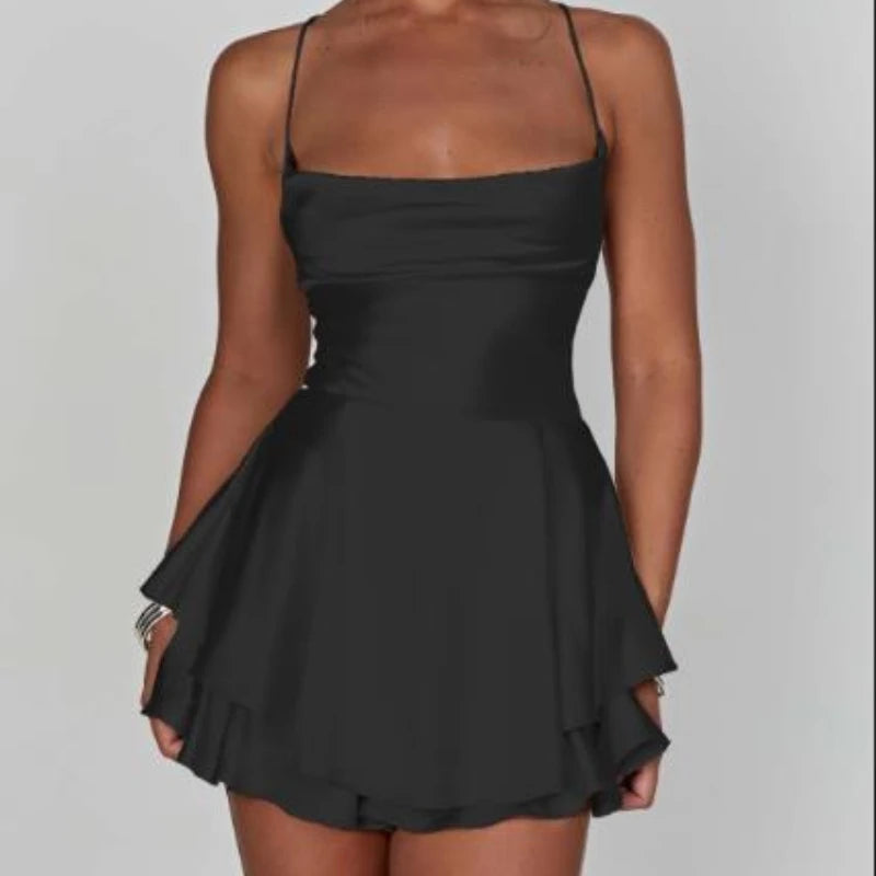 The Champagne Cowl-Neck Romper