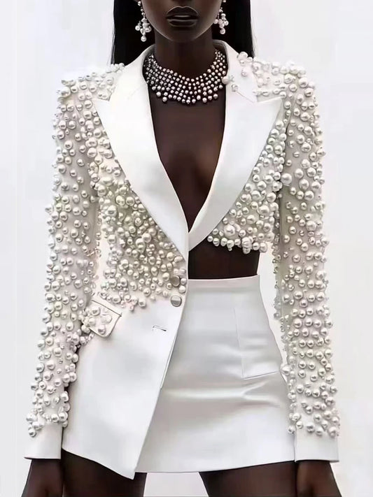 The Pearl District Skirt Suit from the Celebration Edit at Lavishly Me