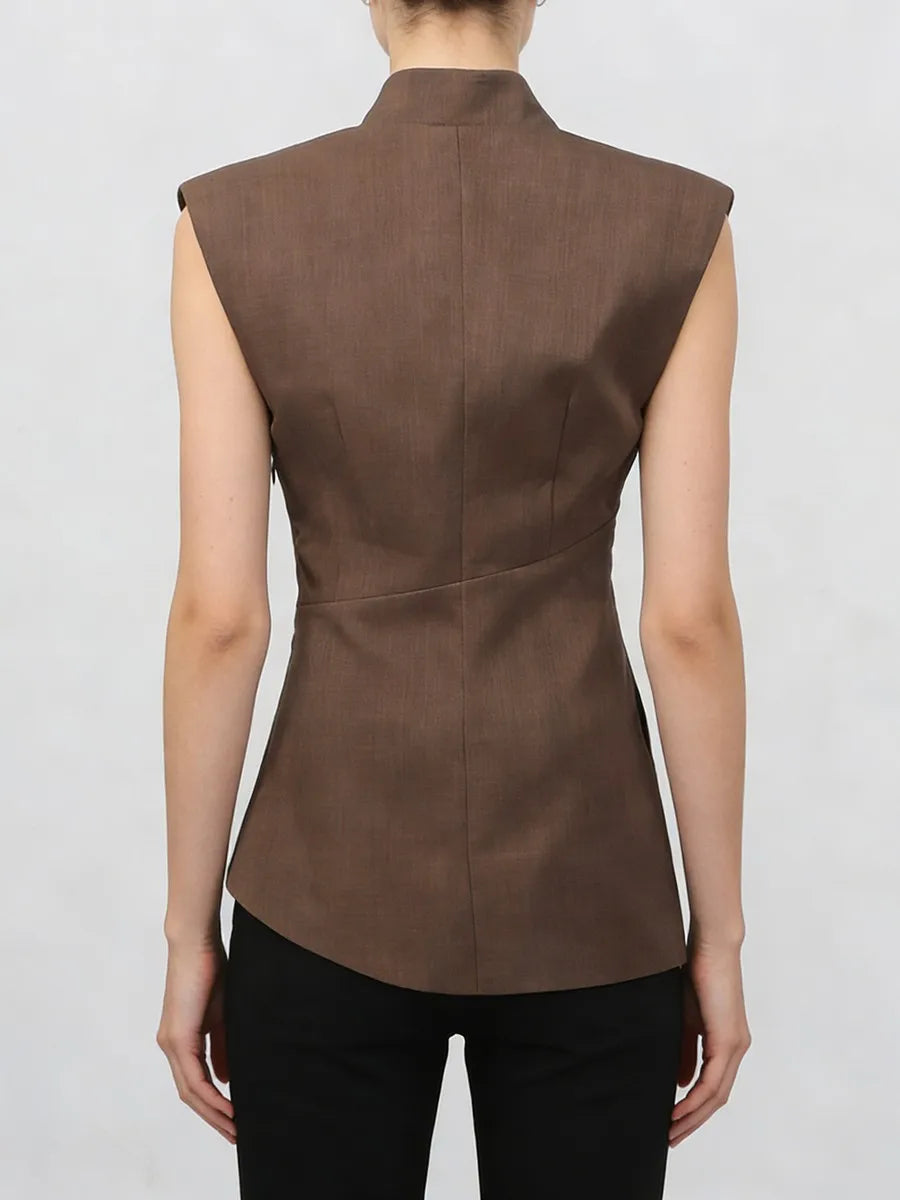 The Avant Colorblock Sculpted Vest from the Boss Energy at Lavishly Me