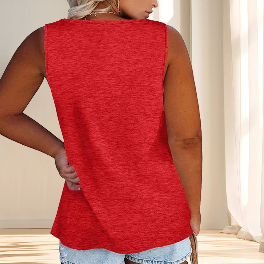 The Haven Button-Detail Tank