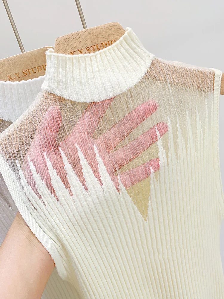 The Metro Mesh Knit Top