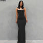 The Rosé Satin Slip Gown