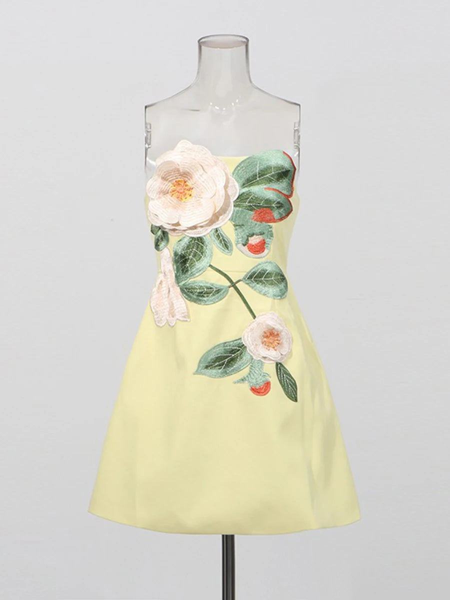 The Florentina Embroidered Dress