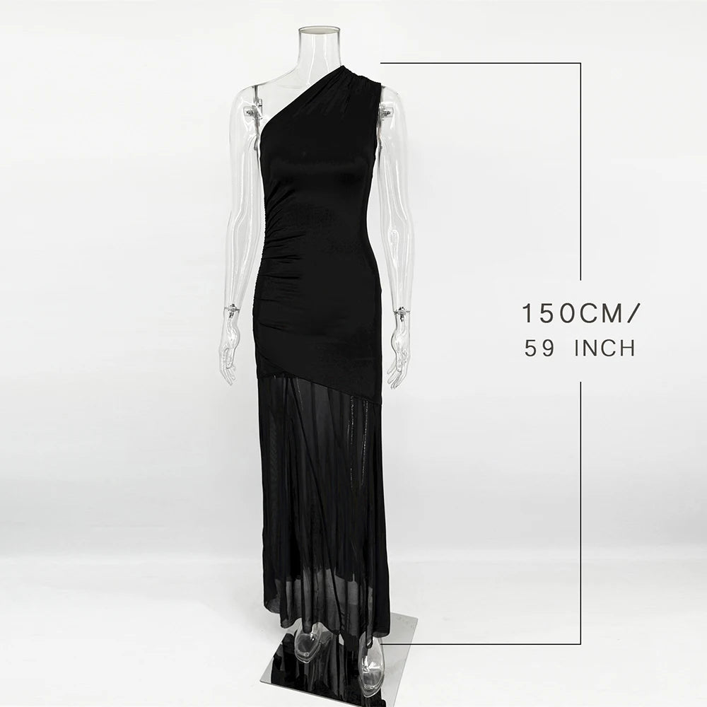The Evelyn Illusion Off-Shoulder Maxi Dress | Lavishly Me