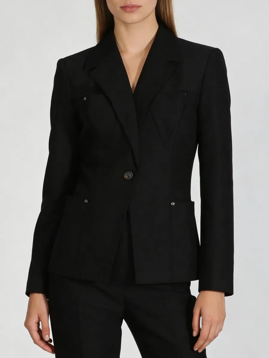 The Onyx Rivet Pocket Blazer from the After Dark at Lavishly Me