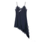 The Amélie Lace Satin Mini Dress