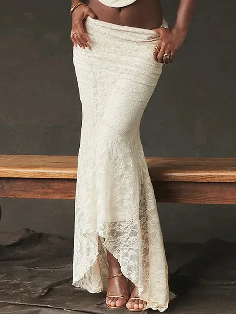 The Celestine Lace-Up Maxi Set