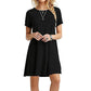 The Sunday Muse T-Shirt Mini Dress in Wine Red | Lavishly Me