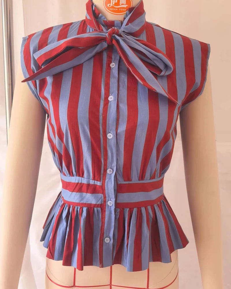 The Monaco Bow Blouse