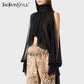 The Avignon Draped High-Neck Top from the Soft & Sophisticated at Lavishly Me