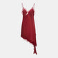 The Amélie Lace Satin Mini Dress