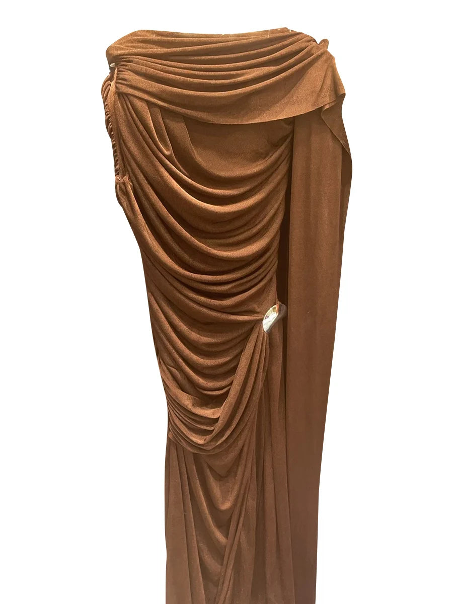 The Honor French Pleated Dress in BLUE | Lavishly Me