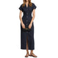 The Monroe Embroidered Denim Midi Dress from the Boss Energy at Lavishly Me