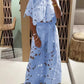 The Amalfi Lace Wide-Leg Set