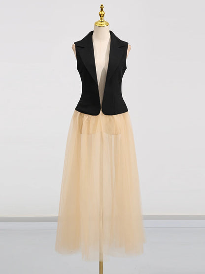 The Milan Sheer Longline Vest