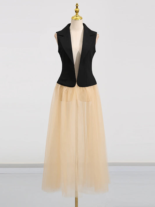 The Milan Sheer Longline Vest
