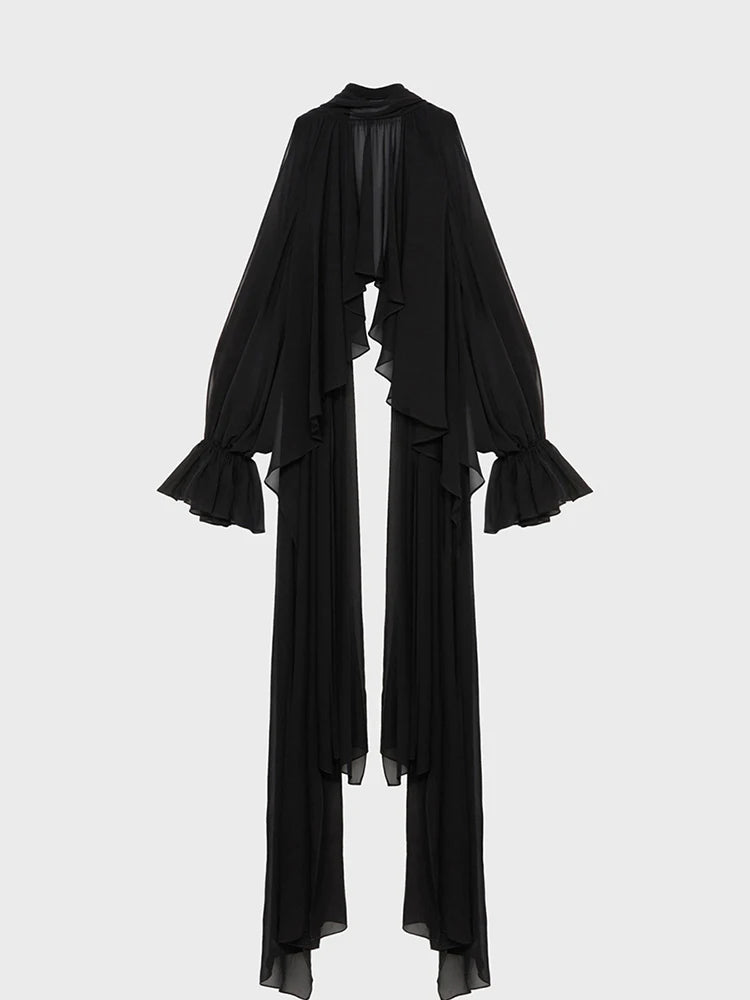 The Avignon Draped High-Neck Top from the Soft & Sophisticated at Lavishly Me