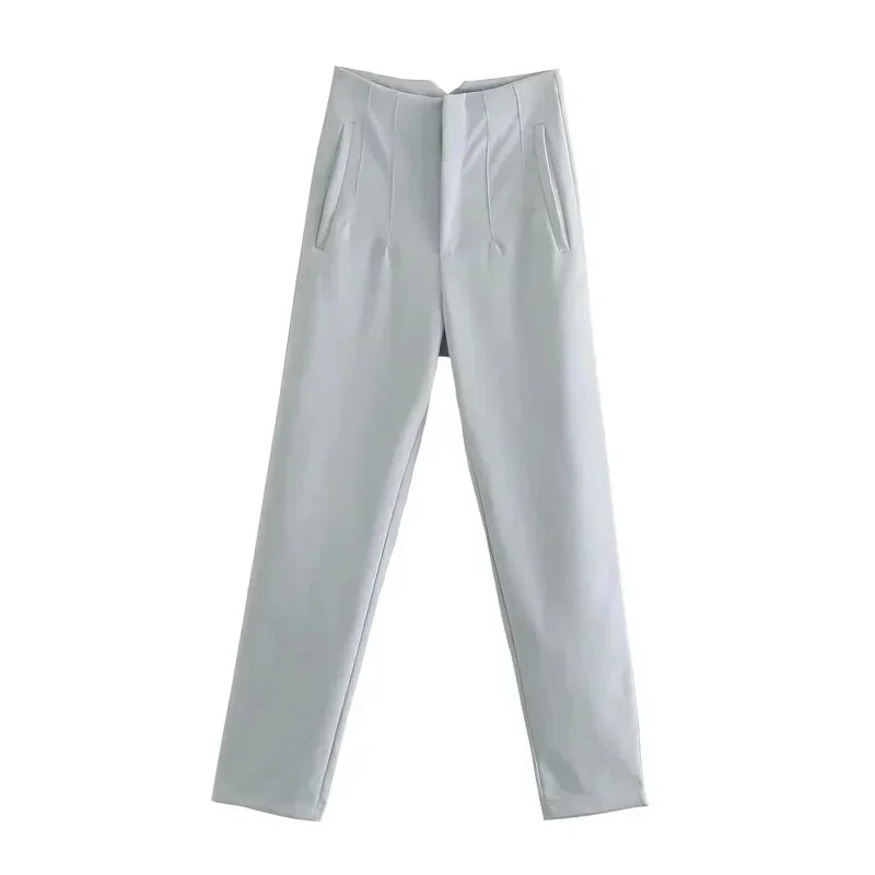 The Sutton High-Waist Cropped Trousers from the Boss Energy at Lavishly Me