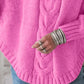 The Yasmin Knit Curve Sweater in Matcha | Lavishly Me